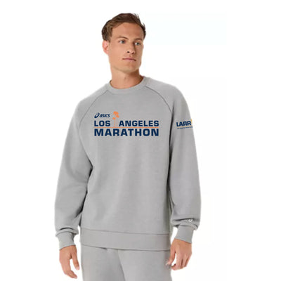 Los Angeles Road Runners-ASICS Unisex Fleece Crewneck Sweatshirt Grey Heather (2031F469)