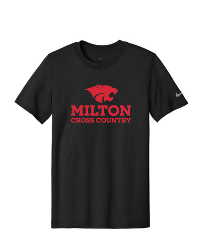 Camiseta Nike Milton Cross Country con mangas Swoosh y leyenda para hombre (NKDX8730)