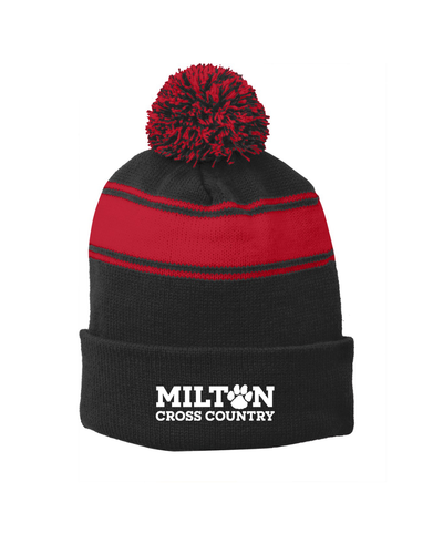 Milton Cross Country- Pom Pom Winter Hat (STC28)