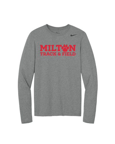 Camiseta de manga larga Nike Team rLegend de Milton Track and Field (NKHQ4550)