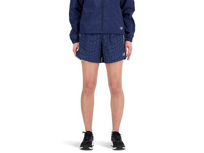 Pantalón corto New Balance Printed Impact Run de 5" para mujer (WS21269)