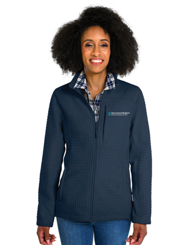 UCIN de Mass General Brigham - Chaqueta polar texturizada Terrain para mujer (5590)