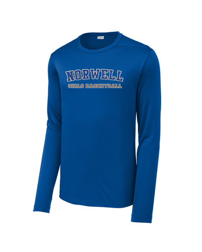 Camiseta de baloncesto para niñas de Norwell - Pro de manga larga (ST420LS)