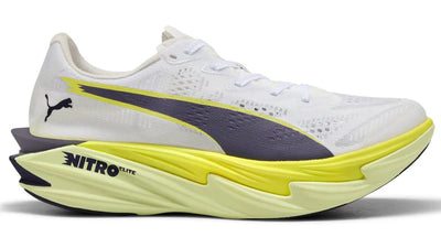 Men's Puma DEVIATE NITRO ELITE 4 - PUMA WHITE-APPLE SPRITZ-LUX LIME