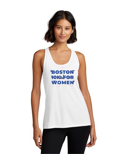 Boston 10K para mujeres - Colección RH - Camiseta de tirantes "Run In" para mujer