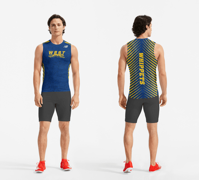 Downingtown West XC y T&F - Camiseta sin mangas de compresión Achieve para hombre (TFMT294)
