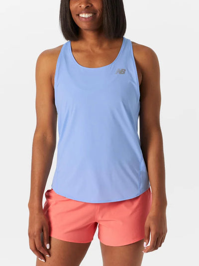 Camiseta sin mangas New Balance Race Day - Electric Sky - MUJER