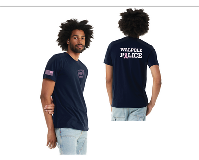 Walpole PD Breast Cancer Awareness Unisex Heather CVC T-Shirt (BC3001CVC)