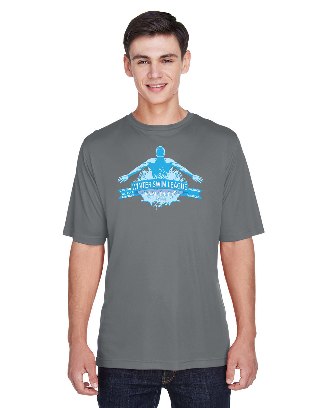 Winter Swim League Championship- Men's Performance T-Shirt (TT11)