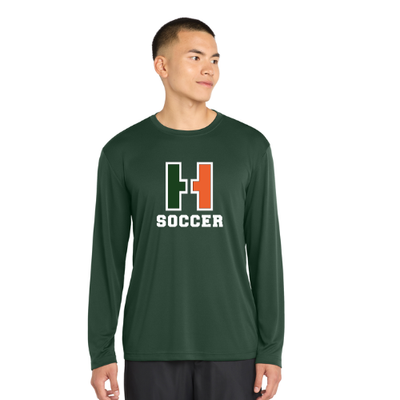 Camiseta de manga larga de rendimiento 365 Zone para hombre, equipo femenino de fútbol de Hopkinton (ST350LS)