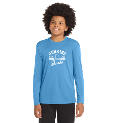 Jenkins Elementary - Youth Zone Performance Long Sleeve T-Shirt (YST350LS)