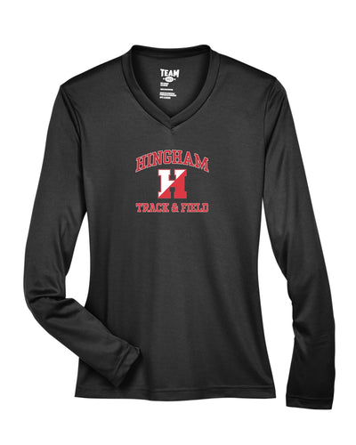 Camiseta de manga larga de rendimiento para mujer del equipo 365 de Hingham Winter Track (TT11WL)