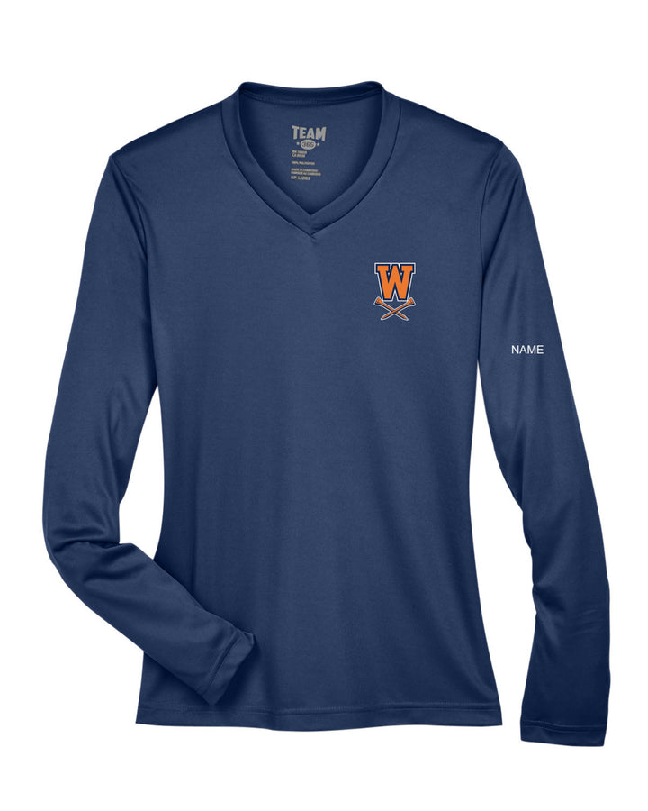 Walpole HS Golf - Team 365 Ladies' Zone Performance Long-Sleeve T-Shirt - TT11WL