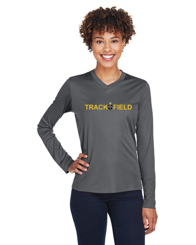 Camiseta de manga larga de alto rendimiento para mujer de Bishop Fenwick Track & Field (TT11WL)