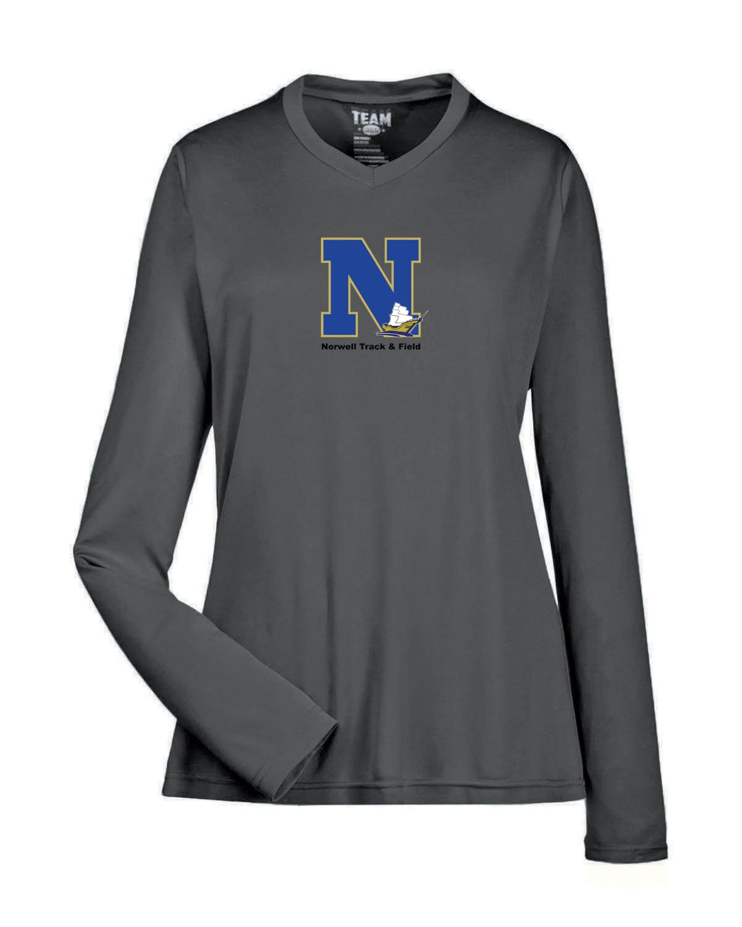 Norwell Track & Field - Team 365 Women's Zone Performance Long Sleeve T-Shirt (TT11WL)))