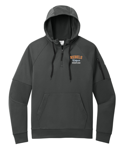 Walpole Youth Wrestling- Nike Therma-FIT Pocket 1/4-Zip Fleece Hoodie (NKFD9742)