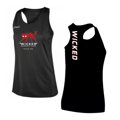 Wicked Running Club - Asics Women's Rival II Singlet Black (TF2934)