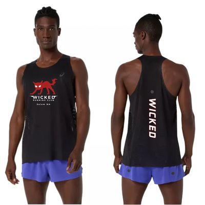 Wicked Running Club - ASICS Men's Metarun Singlet Black (2011D508-001)