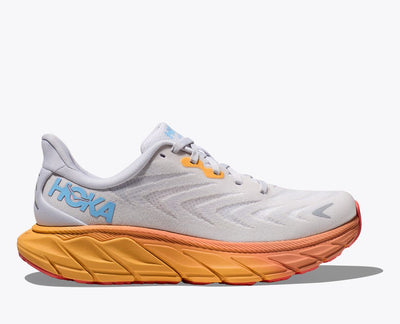 Hoka Womens Arahi 6 Wide- Nimbus Cloud/Blanc de Blanc (1123197-NCBDB)
