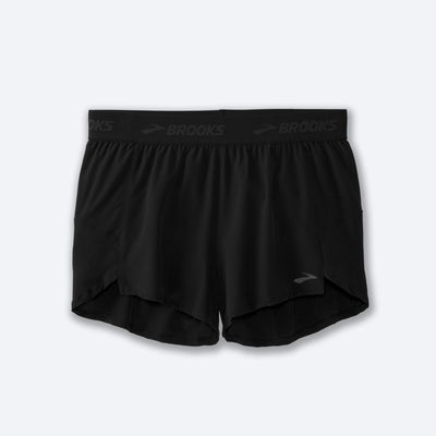 Pantalón corto Brooks Chaser 3" para mujer, color negro (221463006)