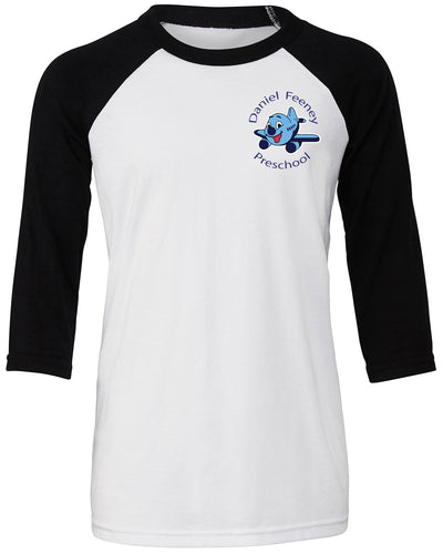 Camiseta de béisbol juvenil de manga 3/4 de Daniel Feeney (3200Y)