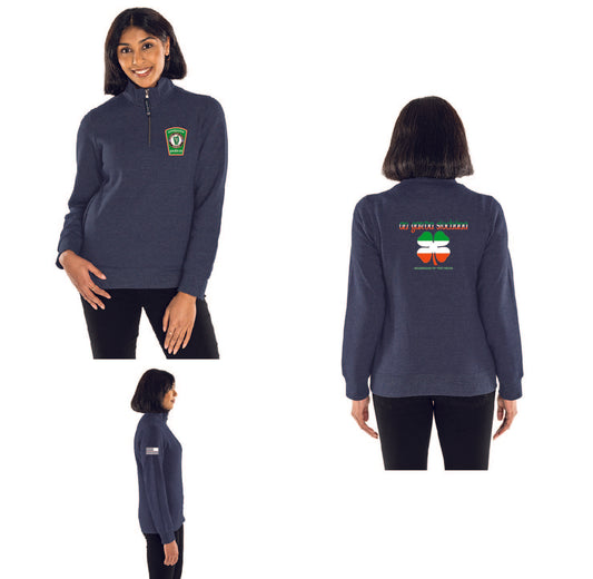 WPD St. Patrick Women's Crosswind Quarter Zip Sweatshirt (5459)