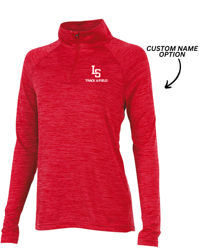 Sudadera deportiva Lincoln-Sudbury Track & Field para mujer con teñido espacial (5763)