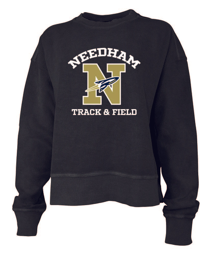 Needham Track and Field Womens Camden Crew Crop Sweatshirt (9031)