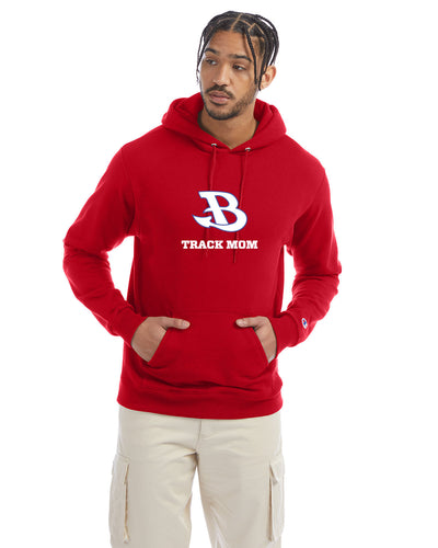 Burlington "Track Mom" Champion Pullover Hooded Sweatshirt (S700)
