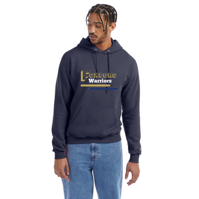 AHERN - Sudadera con capucha y cuello redondo Champion Adult Powerblend® (S700)