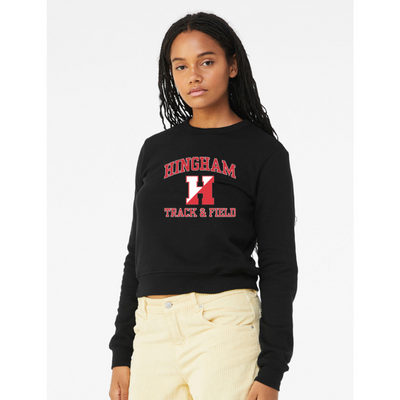 Suéter clásico de cuello redondo para mujer Hingham Track and Field Bella + Canvas (7511)