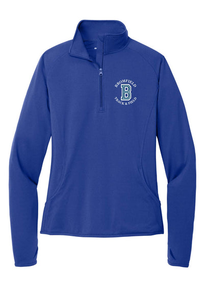 Jersey de mujer con media cremallera Bromfield Track & Field (LST850)