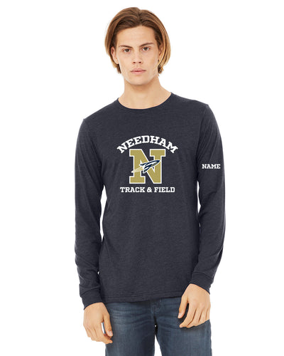 Needham Track and Field Jersey Long-Sleeve T-Shirt (3501CVC)