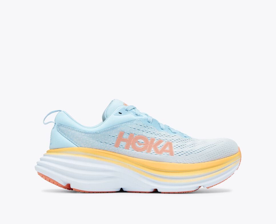 Hoka Womens Bondi 8 Wide- Summer Song/Country Air (1127954-SSCA)