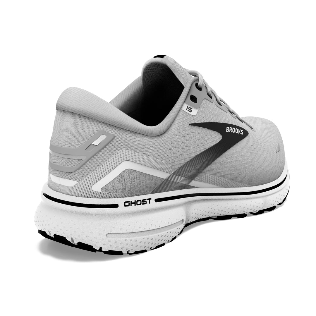 Brooks Mens Ghost 15- Alloy/Oyster/Black (110393-1D-098)