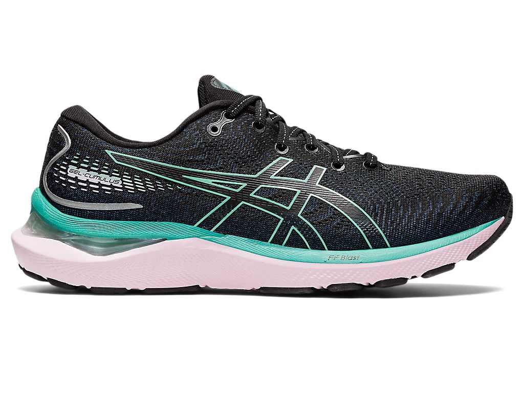 Asics Womens Cumulus 24 Black Sage 1012B206 002 The Run House