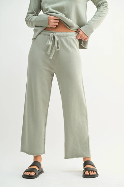 Pantalones anchos de polar Mono B Malibu - Sombra - MUJER
