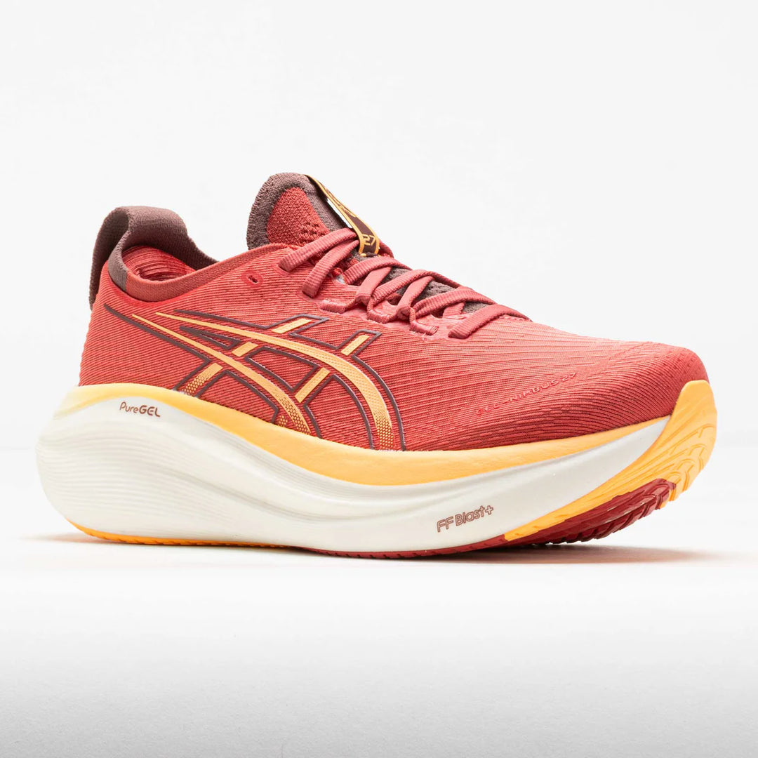 GEL-NIMBUS 27 - DARK PINK CLAY/ORANGE GLOW