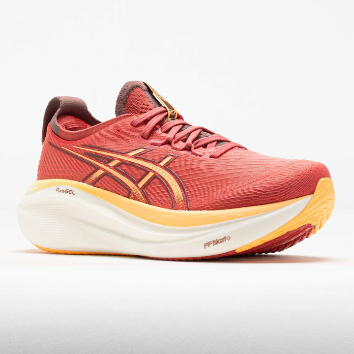 GEL-NIMBUS 27 - DARK PINK CLAY/ORANGE GLOW