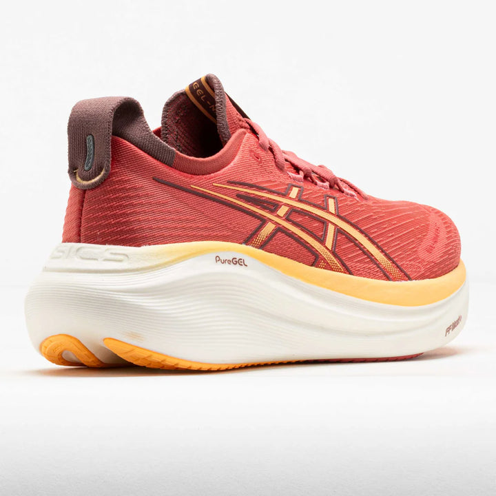 GEL-NIMBUS 27 - DARK PINK CLAY/ORANGE GLOW