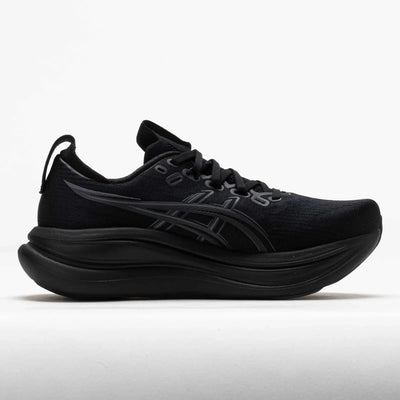 ASICS GEL-NIMBUS 28 Wide para mujer - NEGRO/GRIS GRAFITO