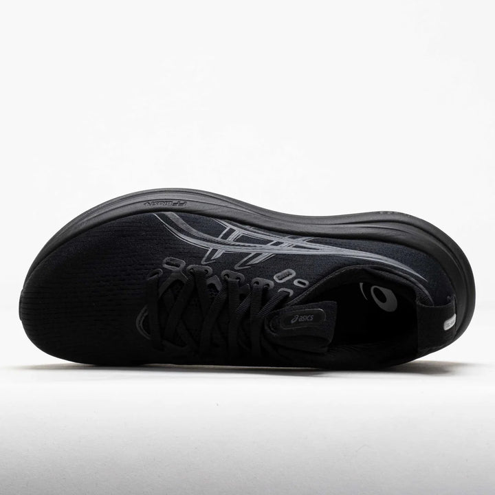 ASICS Women's GEL-NIMBUS 28 Wide - BLACK/GRAPHITE GREY