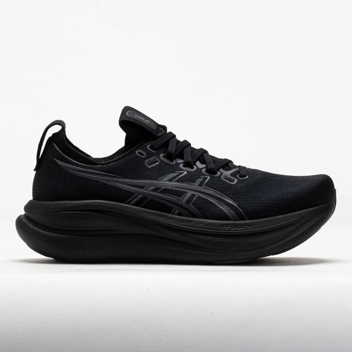 ASICS Women's GEL-NIMBUS 28 Wide - BLACK/GRAPHITE GREY