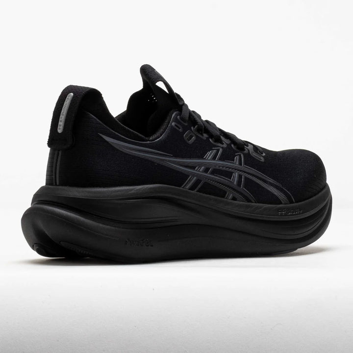 ASICS Women's GEL-NIMBUS 28 Wide - BLACK/GRAPHITE GREY