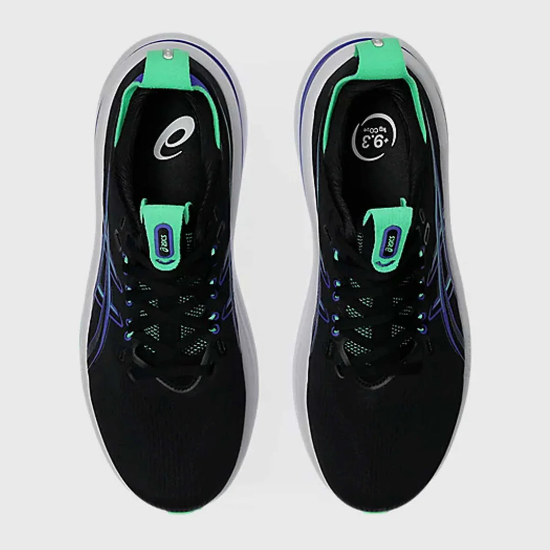 ASICS Men's GEL-NIMBUS 28 - BLACK/COBALT BURST – The Run House
