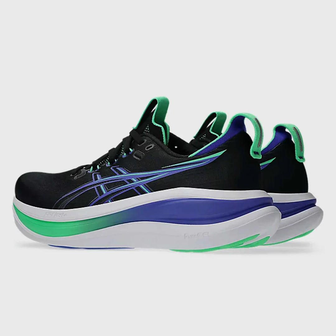 ASICS Men's GEL-NIMBUS 28 - BLACK/COBALT BURST – The Run House