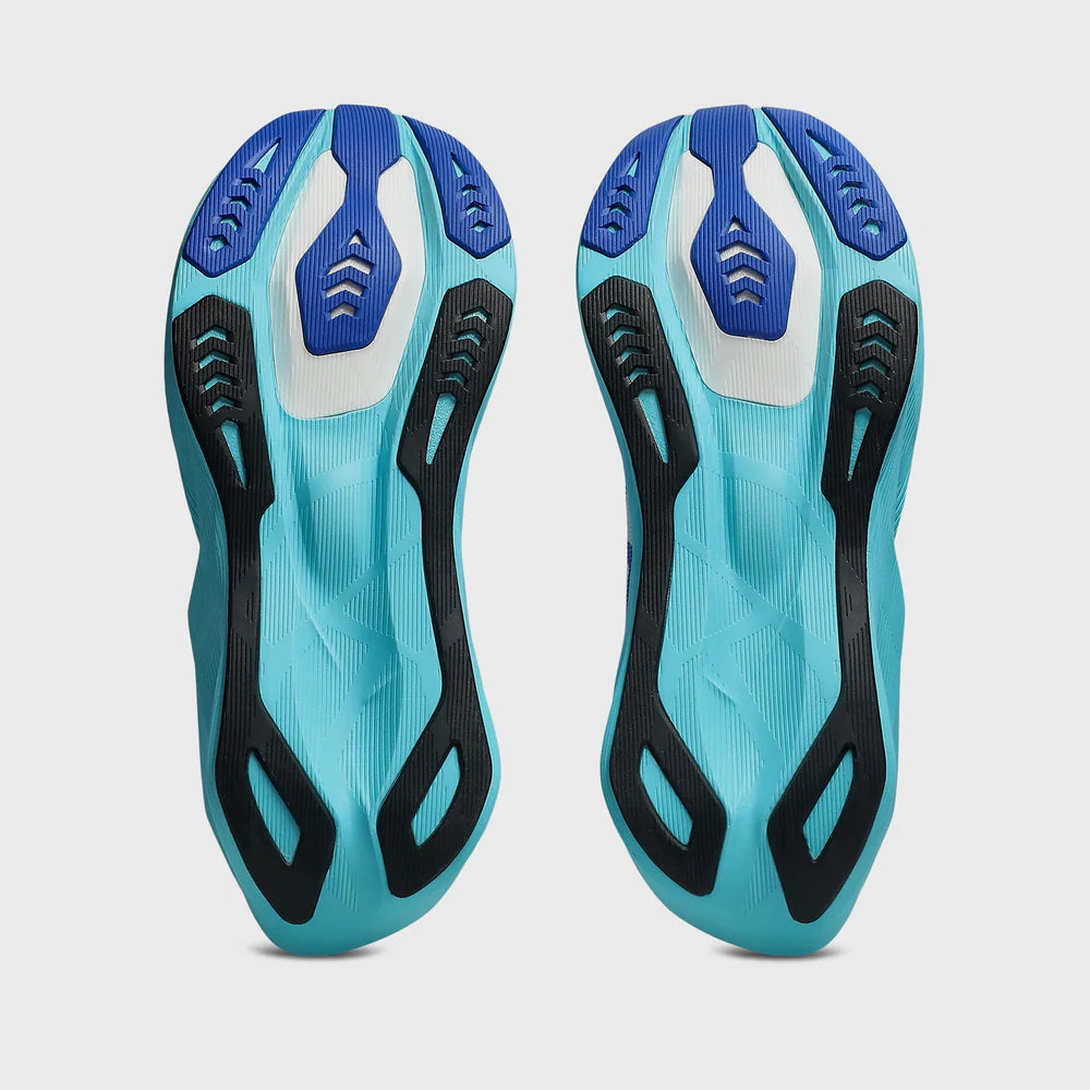 ASICS Men's NOVABLAST 6 - WHITE/ENERGY AQUA