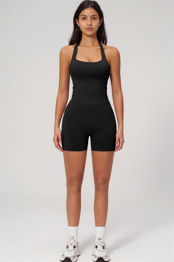 The Empower Halter Crop Top
