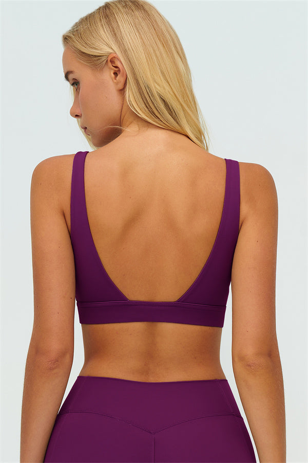 The Lushness V-Back Sports Bra Leggings 2-Piece Set