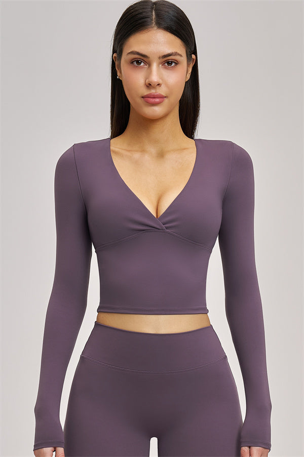 The Swoon Long Sleeve Crop top